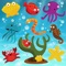 A wonderful, cute collection of puzzles and fishes for toddlers and kids