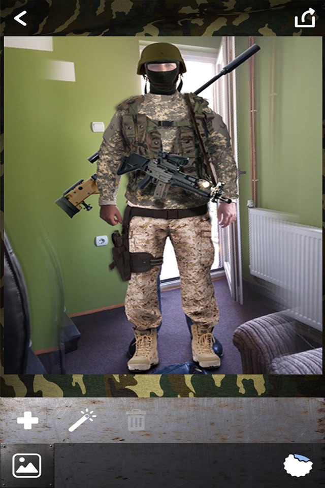 Military Suit Photo Montage – Army Uniform Picture Studio Editor for Soldiers screenshot 4