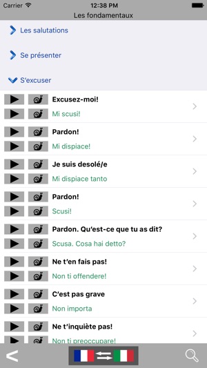 French / Italian Talking Phrasebook Translator Dictionary - (圖2)-速報App