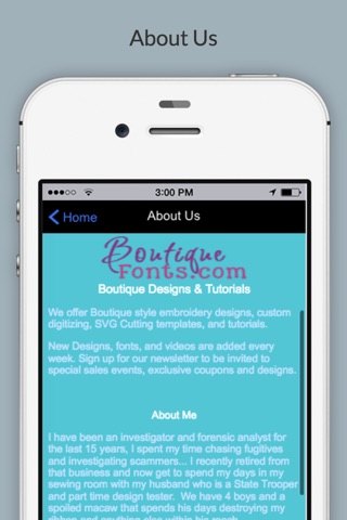 BoutiqueFonts screenshot 3