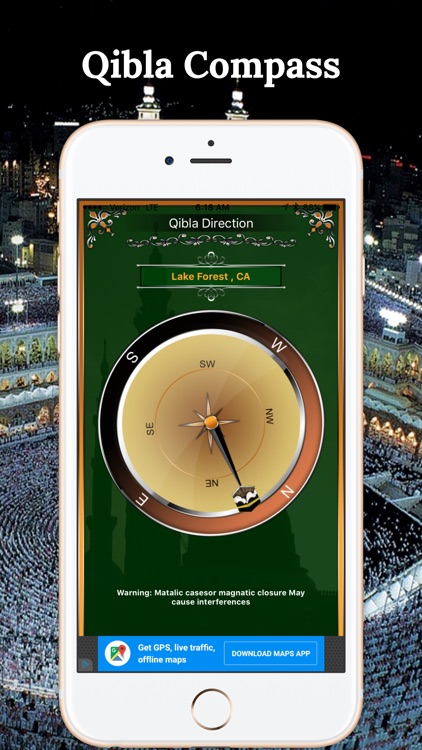 Qibla Compass-Perfect Maccah Find