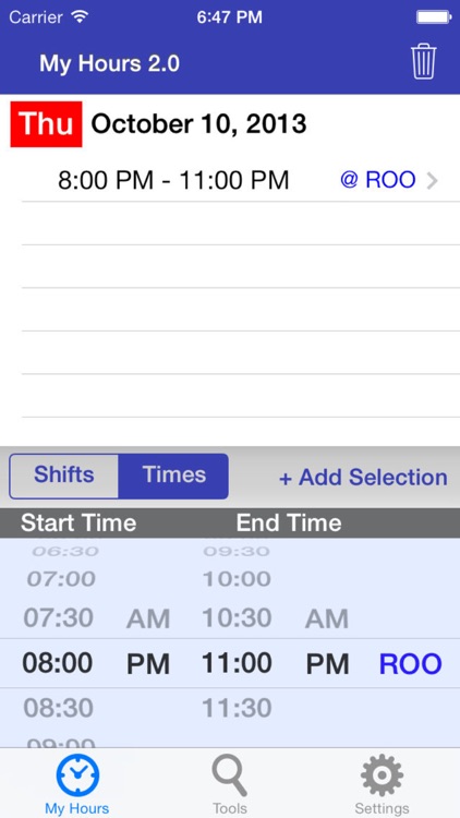 My Hours 2.0