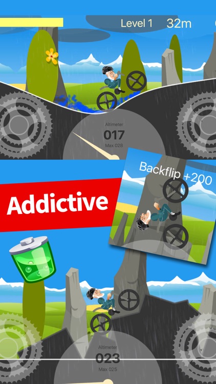 Grandpa Physics - Rides the Swiss Alps Mountain Range