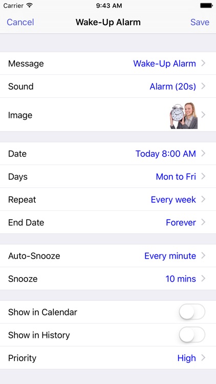 Reminder with Voice Reminders