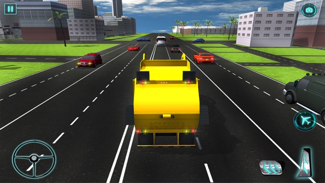 Real Garbage Truck Flying 3D Simulator – Driving Trash Truck(圖1)-速報App