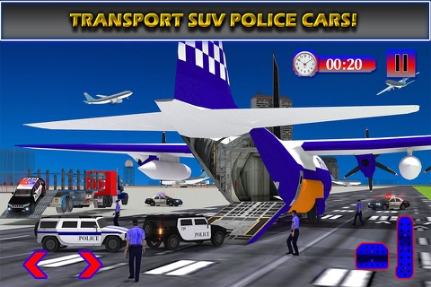 Police Airplane Transporter - Dog & Prisoner screenshot 2