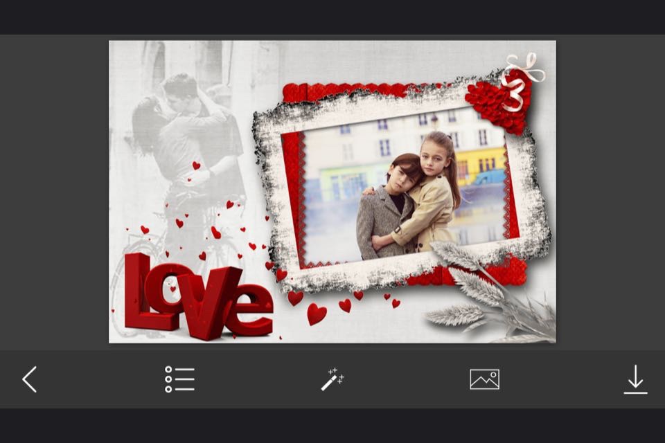 Romantic Love Photo Frame - Make Awesome Photo using beautiful Photo Frames screenshot 3