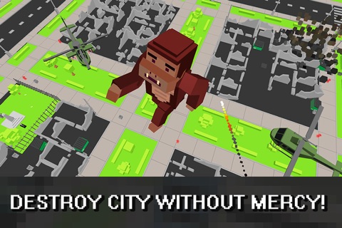 Cube Dino City Rampage 3D Full screenshot 3