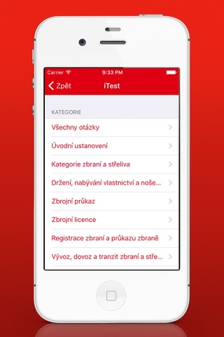 Zbrojní průkaz - iTest screenshot 3