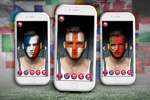Flag On Face Photo Booth – Paint.ing & Morph.ing Pics In Colors Of Your Country screenshot 3