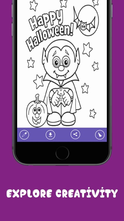 Halloween Coloring Pages - Free coloring book for kids and adult