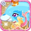 Dress Up Dolphin Princess - Candy Pet Doll Make Up Diary, Kids Funny Games