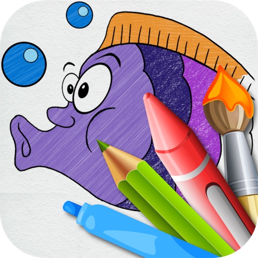Coloring World 4 Kids - first educational colouring book for preschool children hd