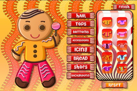 Design Your Own Gingerbread Man - Dressup Game screenshot 3