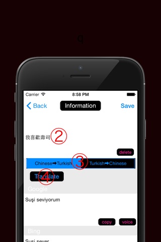 Chinese to Turkish Translator - Turkish to Chinese Language Translation and Dictionary screenshot 2