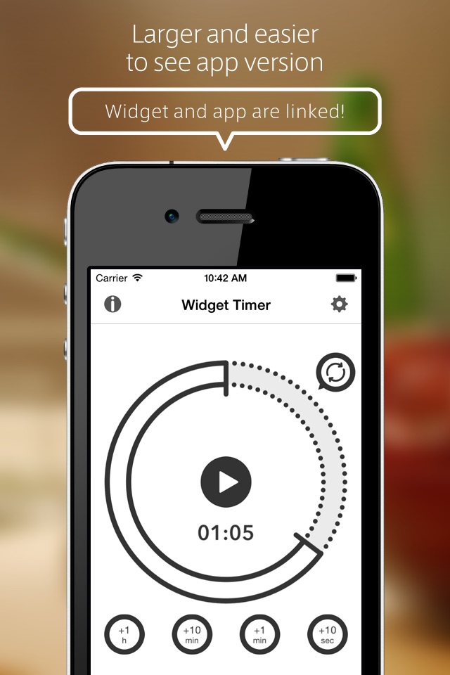 Widget Timer - Simple Kitchen Timer for Notification Center screenshot 4