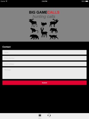 Big Game Hunting Calls -The Ultimate Hunting Calls App For Whitetail Deer, Elk, Moose, Turkey, Bear, Mountain Lions, Bobcats and Wild Boar & BLUETOOTH COMPATIBLE screenshot 3