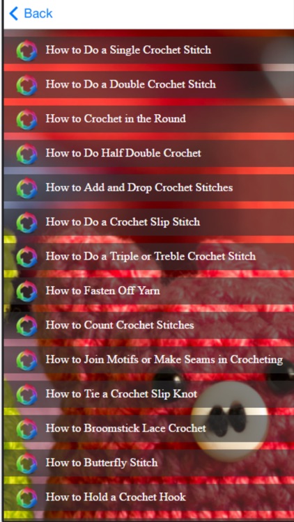 Basic Crochet Stitches - How to Crochet screenshot-3
