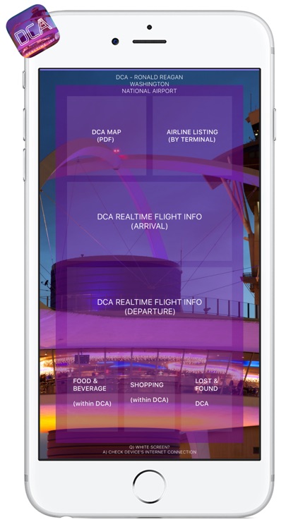 DCA AIRPORT - Realtime, Map, More - RONALD REAGAN WASHINGTON NATIONAL AIRPORT
