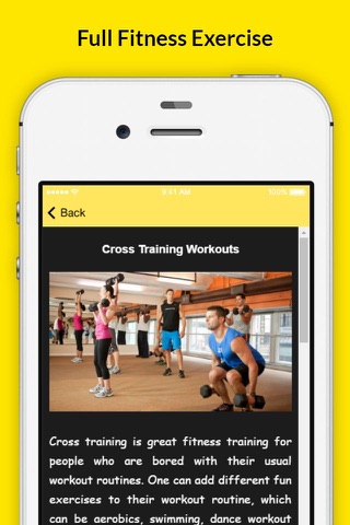 Full Fitness Exercise - Cross Training Workouts screenshot 2