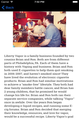 liberty Vapor screenshot 2