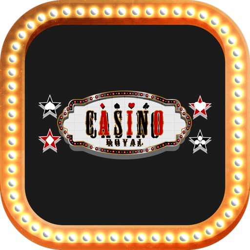 Black CASINO Royal GAME Slots MACHINE icon