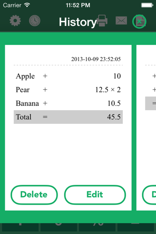 Bamboo Calculator screenshot 2