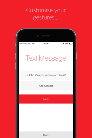 Tap App: Emergency/Quick Contact screenshot 2