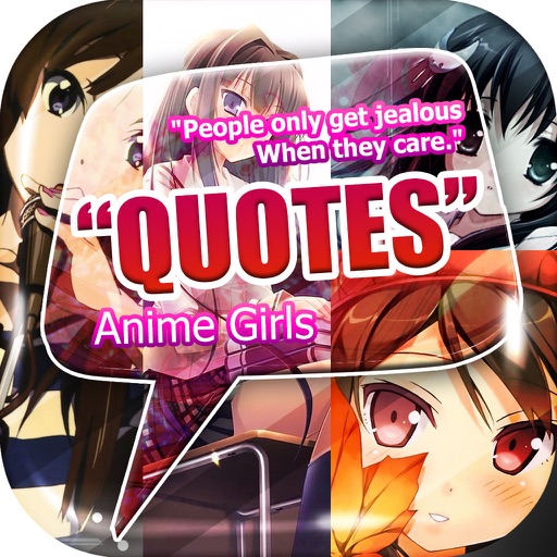 Daily Quotes Inspirational Maker “ Anime Girls ” Fashion Wallpaper Themes Pro icon