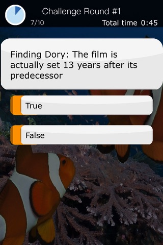 Quiz for Finding Dory - Including trivia questions and answers for Finding Nemo screenshot 4