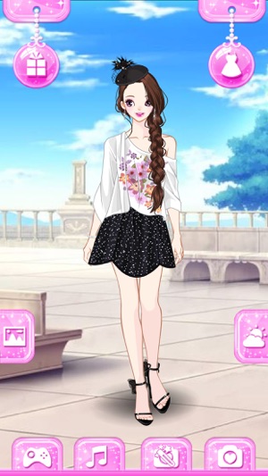 Beautiful Retro Style - Fashion Girl Salon Games(圖2)-速報App