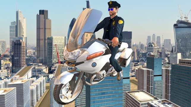 Flying Police Bike Rider 2016 - Ride & Fly Motorcyle in the (圖3)-速報App