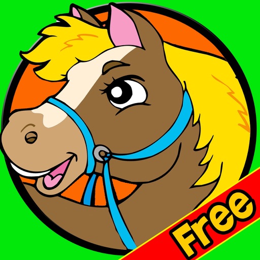 amazing horses for kids - free icon