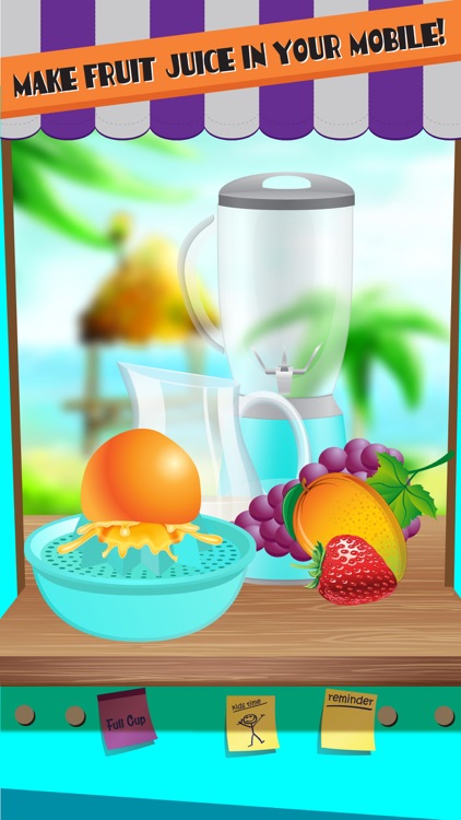 Icy Milkshake & Fruit Juice Maker - A Summer Frozen Food Stand for Ice Desserts