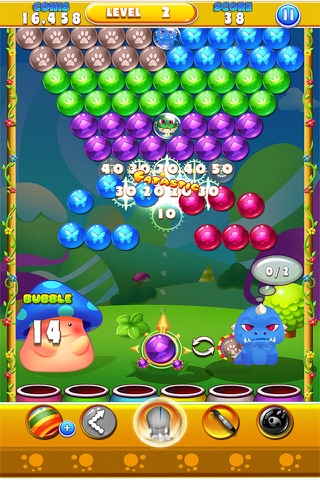 Bubble Shooter- Word Bubbles Pop Witch Land 2 screenshot 3