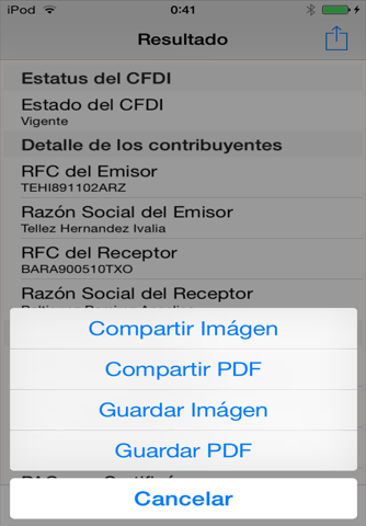 CFDI Validador Plus screenshot 4