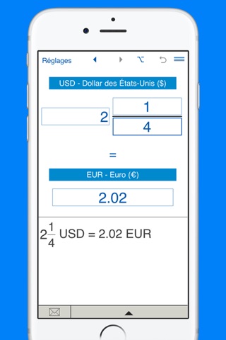 US Dollars to Euros and EUR to USD converter screenshot 4