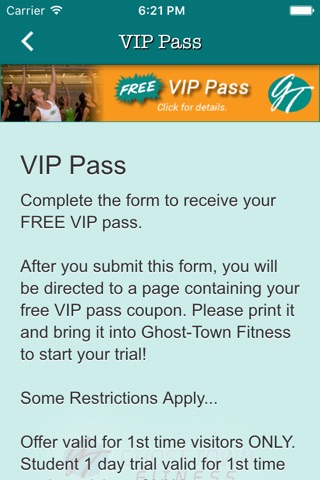 Ghost Town Fitness Center screenshot 3