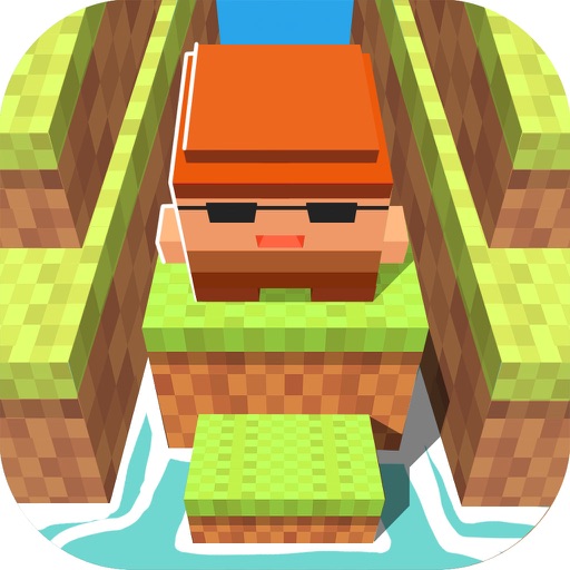 Jumpy Blocky Dude - Lost In World Of Shape iOS App