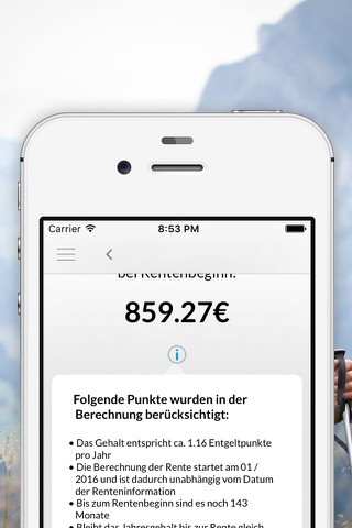 Rentenberechnung screenshot 4