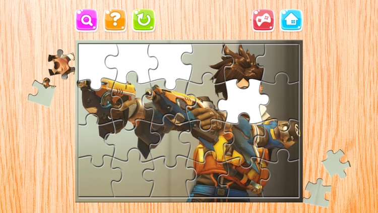 Cartoon Puzzle – Jigsaw Puzzles Box for Overwatch Heroes - Kids Toddler and Preschool Learning Games