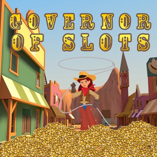 Governor of Slots - Free Wild West Longhorn Rodeo Casino Slot Machine Game Icon