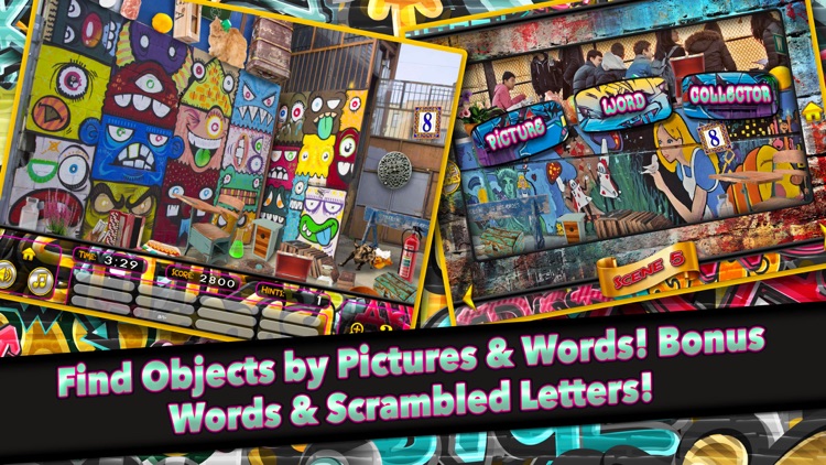 New York Graffiti Hidden Object - Pic Puzzle Spot Differences Spy Objects Kids Fun Game screenshot-3
