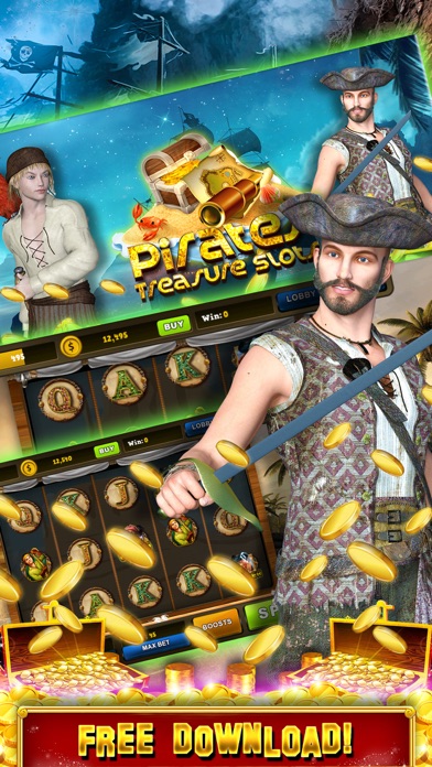 PIRATES TREASURE SLOTS MACHINES: CASINO FREE MEGA SLOT TOURNAMENT FOR FUN! LEGENDS OF 7'S JACKPOT 1.0 IOS CASINO PIRATES TREASURE SLOTS MACHINES: CASINO FREE MEGA SLOT TOURNAMENT FOR FUN! LEGENDS OF 7'S JACKPOT 1.0 IOS