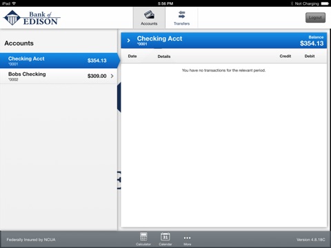 Bank of Edison Mobile for iPad screenshot 3