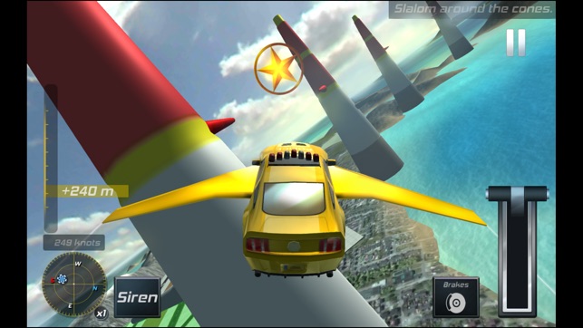 Flying Police Car Simulator 3D(圖1)-速報App