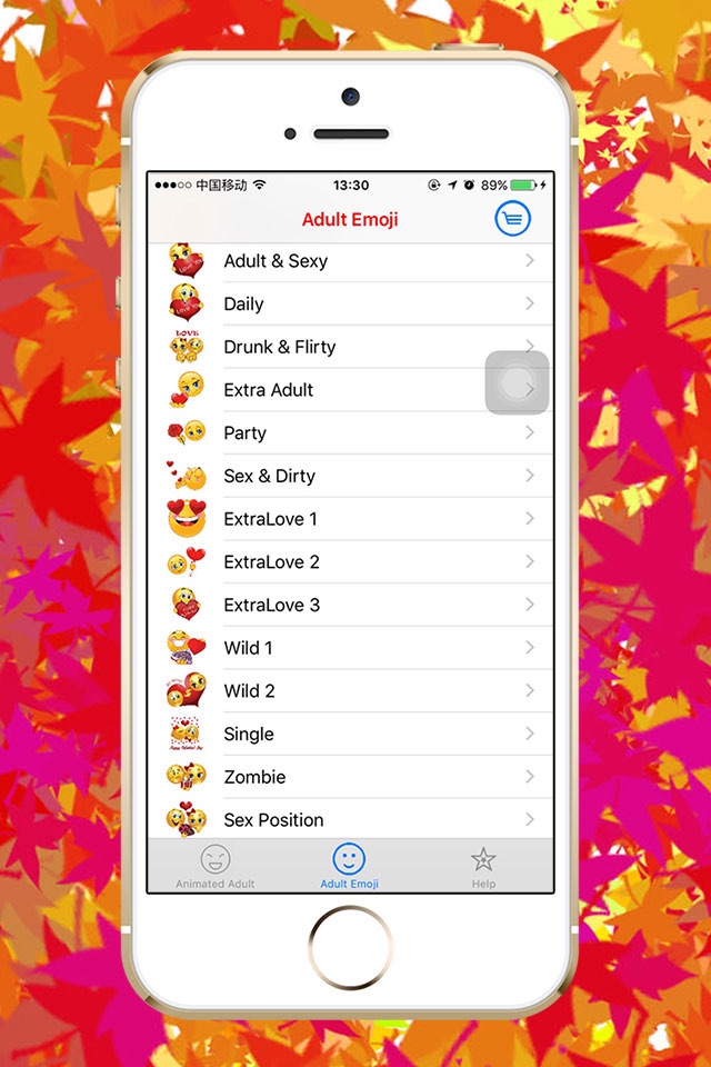 Adult Emoji - Sexy love flirty romantic icon keyboard screenshot 4