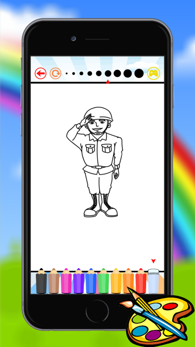 How to cancel & delete occupations coloring book for kids from iphone & ipad 4