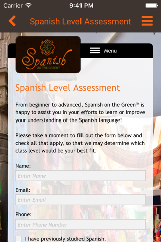 Spanish on the Green screenshot 3
