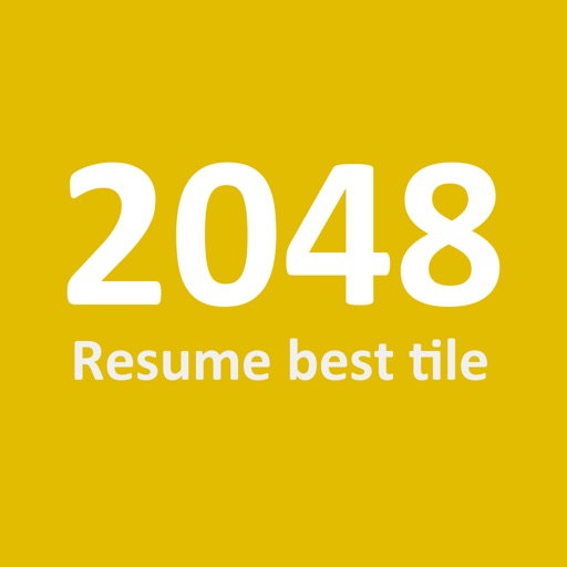 2048 game with undo and resume feature icon